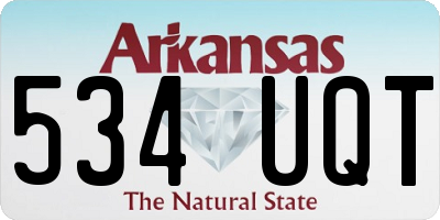 AR license plate 534UQT