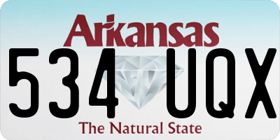 AR license plate 534UQX