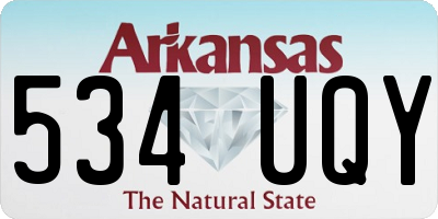 AR license plate 534UQY