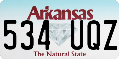 AR license plate 534UQZ