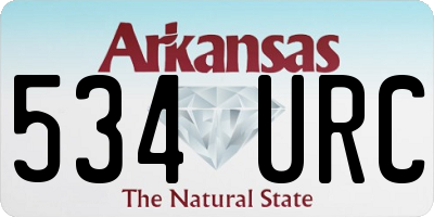 AR license plate 534URC