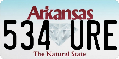 AR license plate 534URE