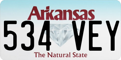AR license plate 534VEY