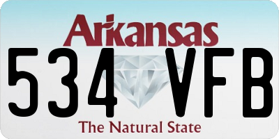 AR license plate 534VFB