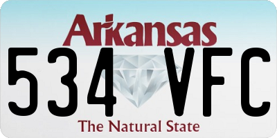 AR license plate 534VFC
