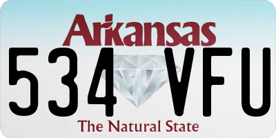 AR license plate 534VFU