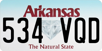 AR license plate 534VQD