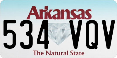 AR license plate 534VQV