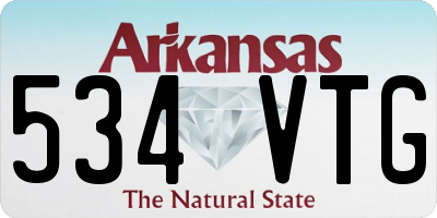 AR license plate 534VTG