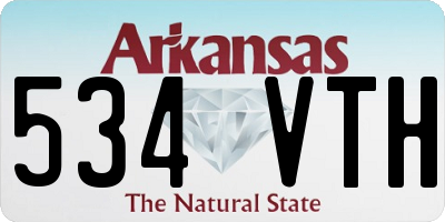AR license plate 534VTH