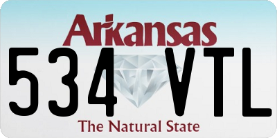 AR license plate 534VTL