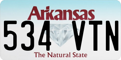 AR license plate 534VTN