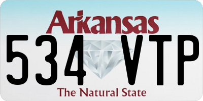 AR license plate 534VTP