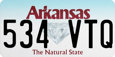 AR license plate 534VTQ