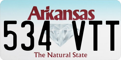 AR license plate 534VTT