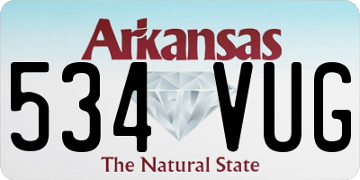 AR license plate 534VUG