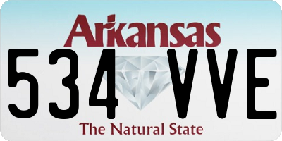 AR license plate 534VVE
