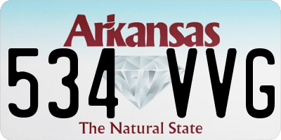 AR license plate 534VVG