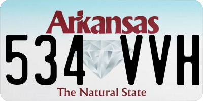 AR license plate 534VVH