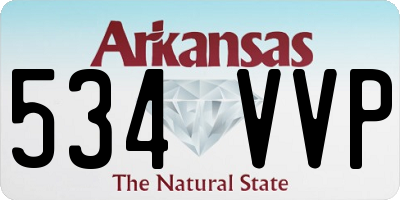 AR license plate 534VVP
