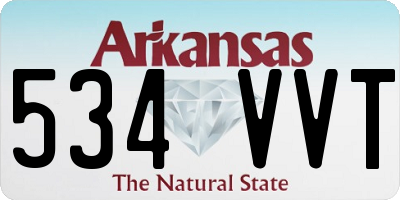 AR license plate 534VVT