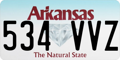 AR license plate 534VVZ