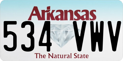 AR license plate 534VWV