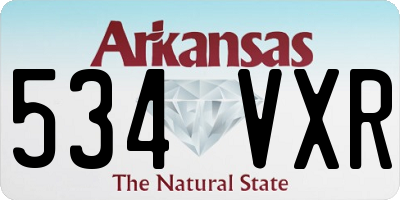AR license plate 534VXR