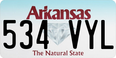 AR license plate 534VYL