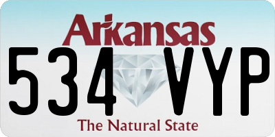 AR license plate 534VYP