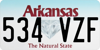 AR license plate 534VZF