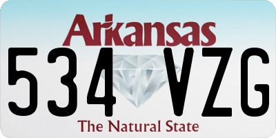 AR license plate 534VZG