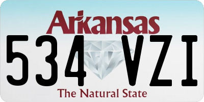 AR license plate 534VZI