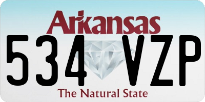 AR license plate 534VZP