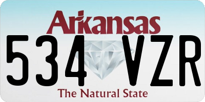 AR license plate 534VZR