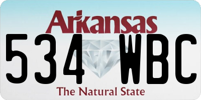 AR license plate 534WBC