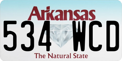 AR license plate 534WCD