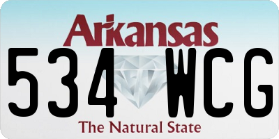 AR license plate 534WCG