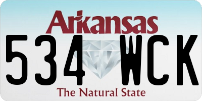 AR license plate 534WCK