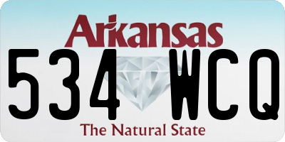 AR license plate 534WCQ