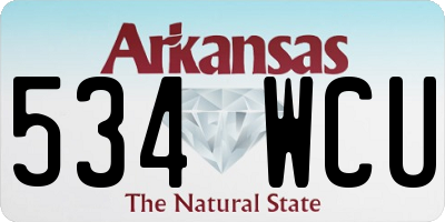 AR license plate 534WCU