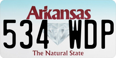 AR license plate 534WDP