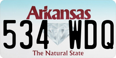 AR license plate 534WDQ
