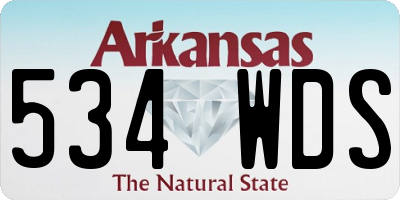 AR license plate 534WDS