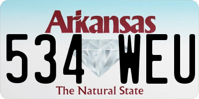 AR license plate 534WEU