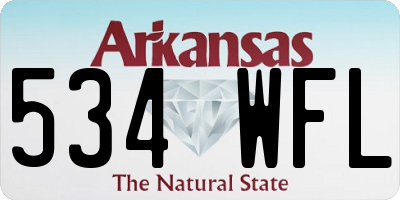AR license plate 534WFL