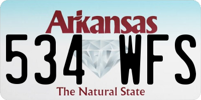 AR license plate 534WFS