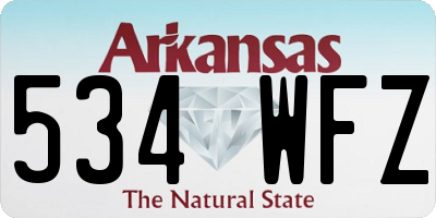 AR license plate 534WFZ