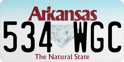 AR license plate 534WGC