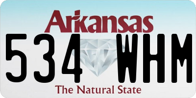 AR license plate 534WHM